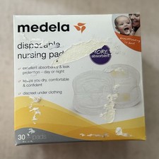 Medela Disposable Nursing Pads 30 Count Individually Wrapped Leak Protection
