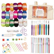Incraftables Crochet Kit for Beginners  Pro. Crocheting Set with Crochet Hooks