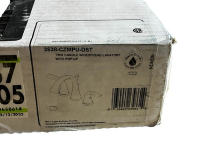 #ad Delta 3538 CZMPU DST Lahara Widespread Bathroom Faucet w Pop Up Drain Assembly $149.99