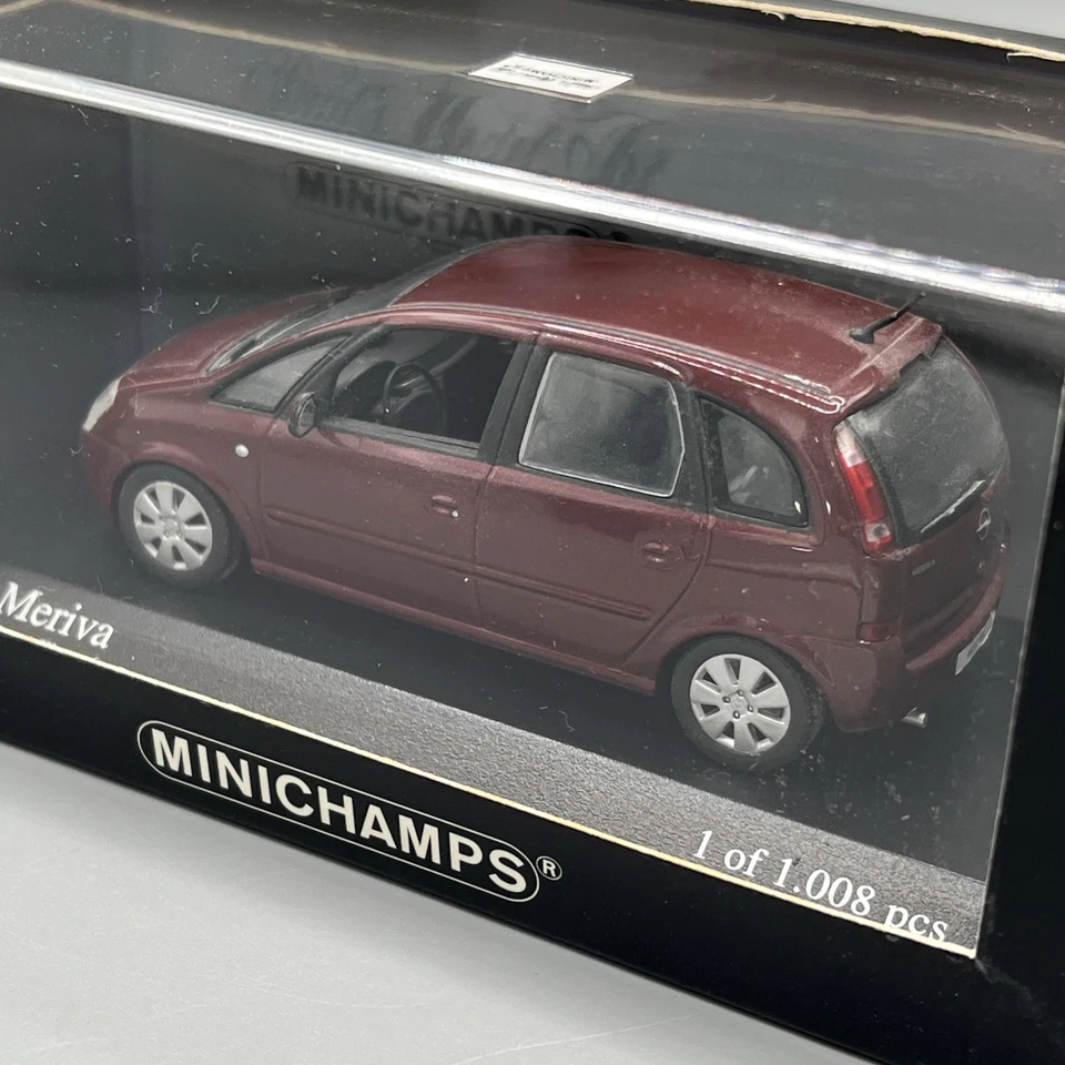 Minichamps 1/43 Scale 2003 Opel Vauxhall Meriva Red Metallic 400042101 FREE P&P  - Image 3 of 4