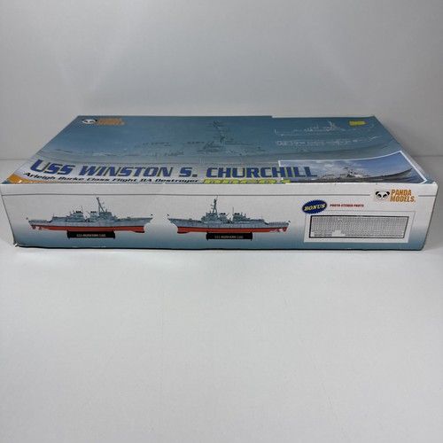 Panda 1:350 Scale U.S.S Winston S Churchill DDG81 Rare 10006 Sealed Bags Boxed - Picture 4 of 24