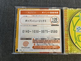 Pop'n Music 3 Append Disc Dreamcast Game with Spine Card DC Japanese NTSC-J