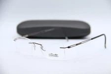 NEW SILHOUETTE 5521 FA 6140 BROWN GUNMETAL AUTHENTIC FRAMES EYEGLASSES 49-19