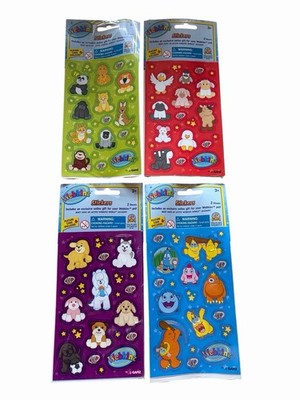 Official Ganz Webkinz Stickers Lot of 4 Sealed Unused With Codes READ BELOW