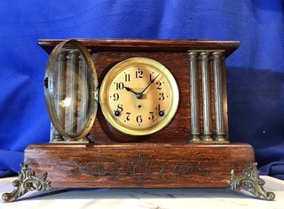 Vintage Antique USA Seth Thomas Strikes Adamantine Clock