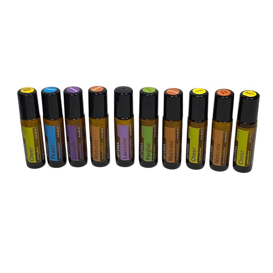 Lote de 19 botellas de aceites esenciales DoTerra con estuche de transporte caja de almacenamiento fragancia Foto 2 de 4