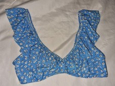 Gorgeous blue floral ACCESORIZE bikini Top size 12