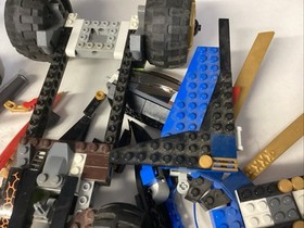 LEGO NINJAGO Samurai Mech 9448, Jet 9442, Cole&rsquo;s Tread Assault 9444 Not Complete