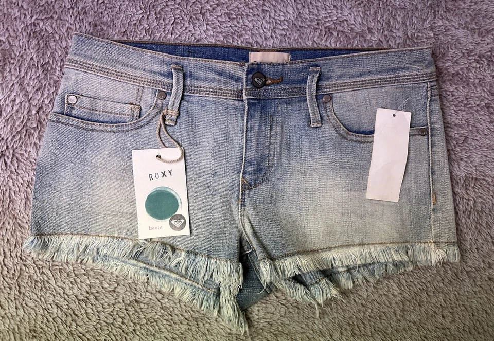 Pantalones Cortos Roxy Blaze Corte Dobladillo Crudo Talla 7 Nuevos Foto 2 de 4