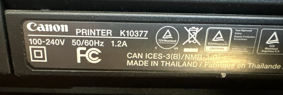 Canon PIXMA PRO-100 Inkjet Color Digital Photo Printer W/Power Cord & Paper - Image 4 of 4