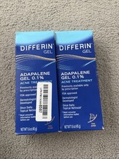 2 differin adapalene 0.1 gel acne 1.6oz Each Easy Pump expire 2028