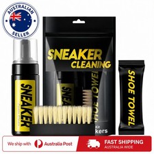 Sneaker and Shoe Cleaning Kit- Shoe Foam Cleaner, Brush, Towel and Shoe Wipes.