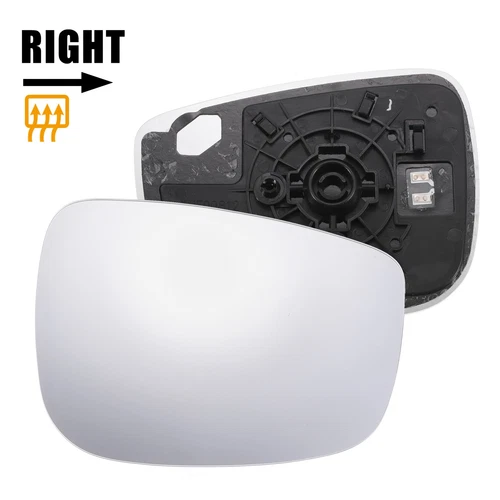 Car Right Passenger Side Mirror Glass w/ Backing Plate Heated for Mazda CX-3