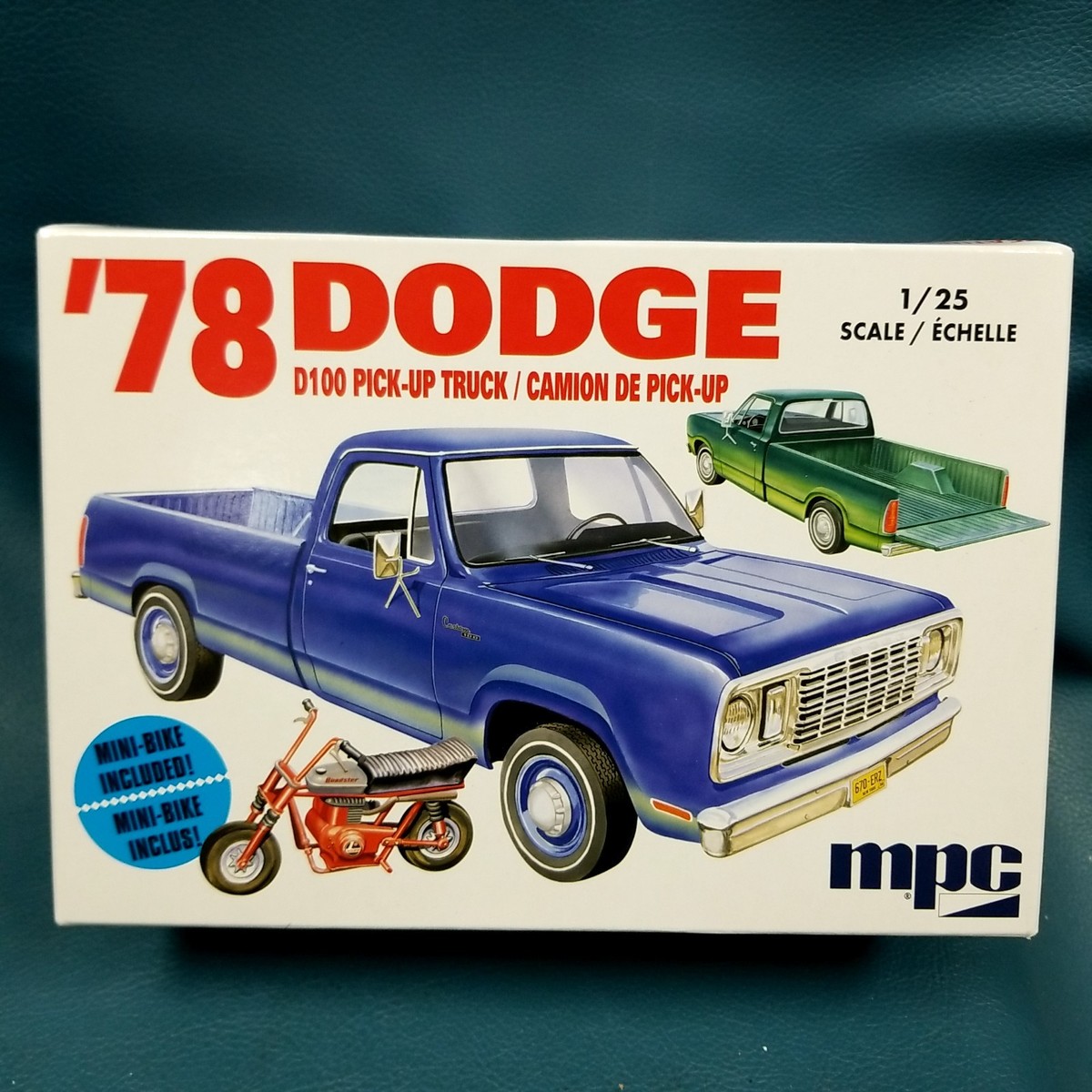 MPC '78 Dodge D100 Pick-Up Truck 1/25 Model Kit Collectible | eBay