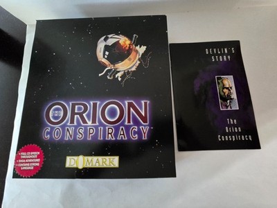Orion Conspiracy PC Game from DOMARK Big Box 1995 Complete in Box (CIB)