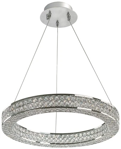 Maxim Eternity 19 1/2" Wide Polished Chrome LED Pendant - Picture 2 of 4