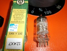 ®⚜ LAMPE MAZDA 12AX7 ECC83 SILVER ANODE PLATE TUBE fully TESTED  =°=