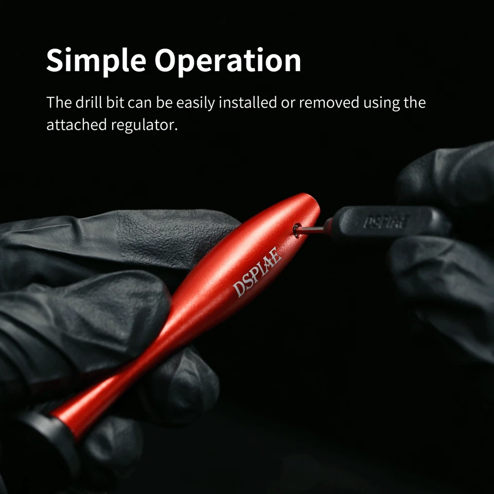 DSPIAE AT-HD Aluminum Alloy Hand Drill with 0.3mm-1.2mm Drill Bits Modeling Set - Image 3 of 4