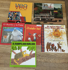 Lot of 6 Spanish story books for children new