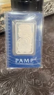 SWISS SILVER BAR SUISSE 1 OZ OUNCE FINE SILVER .999 PAMP 31.1