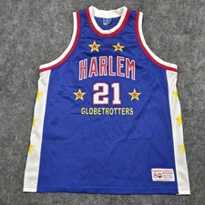 Vtg Harlem Globetrotters Special K #21 80th Anniversary Sz XL Jersey Kevin Daley