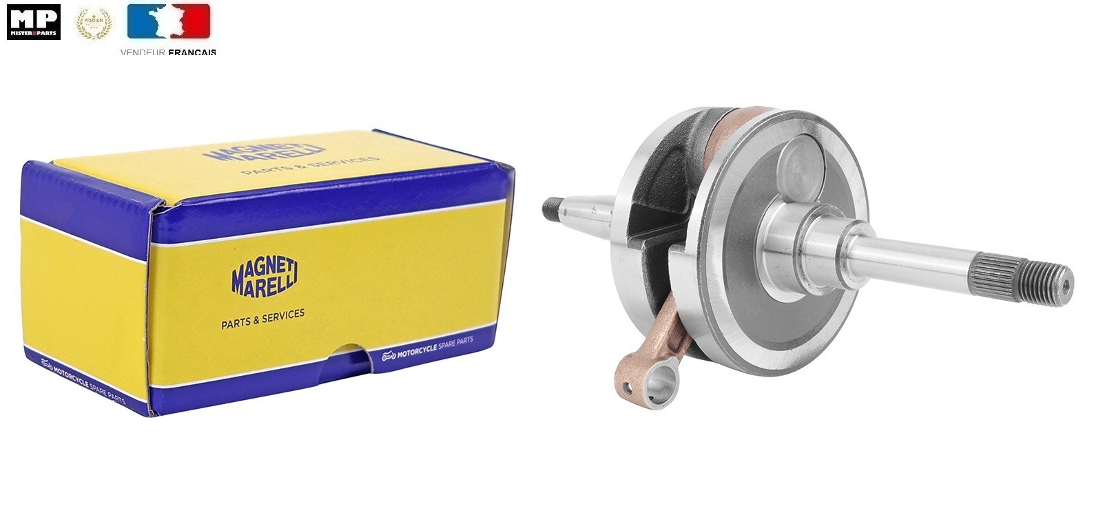 Vilebrequin complet pour Honda SH 125 et PCX 125 Euro 5 après 2020