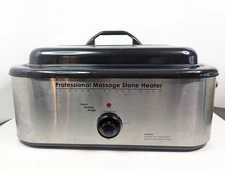 Professional Massage Stone Heater 18 Quart Heating Oven For  Spa & Therapy