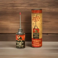 Texaco Handy Oiler / Long Spout 1930s / Complete set / Original