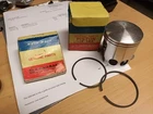 KAWASAKI KE175D1  NEW 0.5mm 1st OVER SIZE GENUINE  PISTON AND RINGS