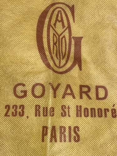 Goyard Paris Authentic 19" X 13" Dust Bag Yellow Laundry Cover Pillow Protector