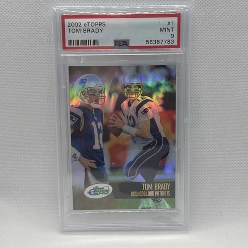 2002 eTopps - Tom Brady #1 PSA 9
