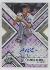 2018 Elite Extra Edition Status Emerald Die-Cut 9/25 Peter Solomon #157 Auto o3p