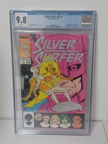 SILVER SURFER V3 #1 (Marvel Comics, 1987) CGC Graded 9.8 ~ White Pages
