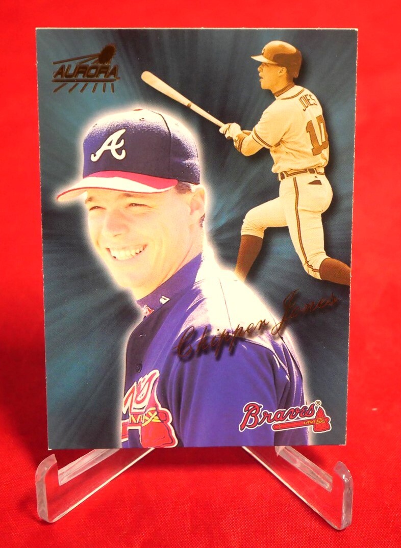 Chipper Jones Aurora 1999 Baseball Card #17