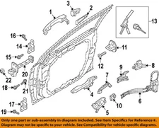 HYUNDAI OEM 15-19 Sonata Lock Hardware-Handle, Outside Gasket 82654C1000