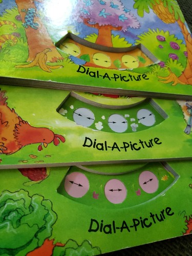 3 WHO? Dial A Picture Board Books~Who said that?~What do I eat?~Who lives Here? - Picture 9 of 9
