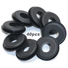 40 Pack Black Gladhand Seals Rubber Glad Hand Seal, Glad Hand Grommets for Semi