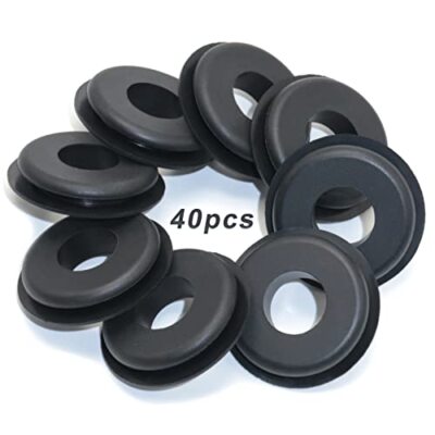 BY GLADHAND スリーピース 40 Pack Black Gladhand Seals Rubber Glad Hand Seal, Glad Hand