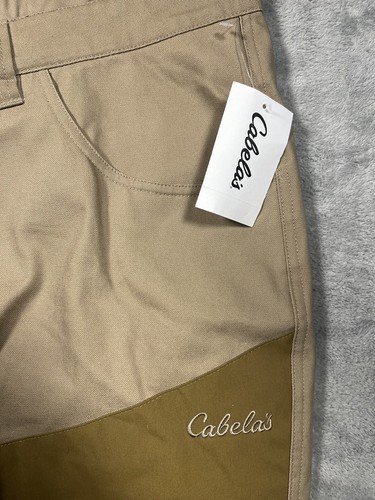 Pantalone uomo Cabelas taglia 50X32 vestibilità classica upland caccia spazzola - Foto 4 di 12
