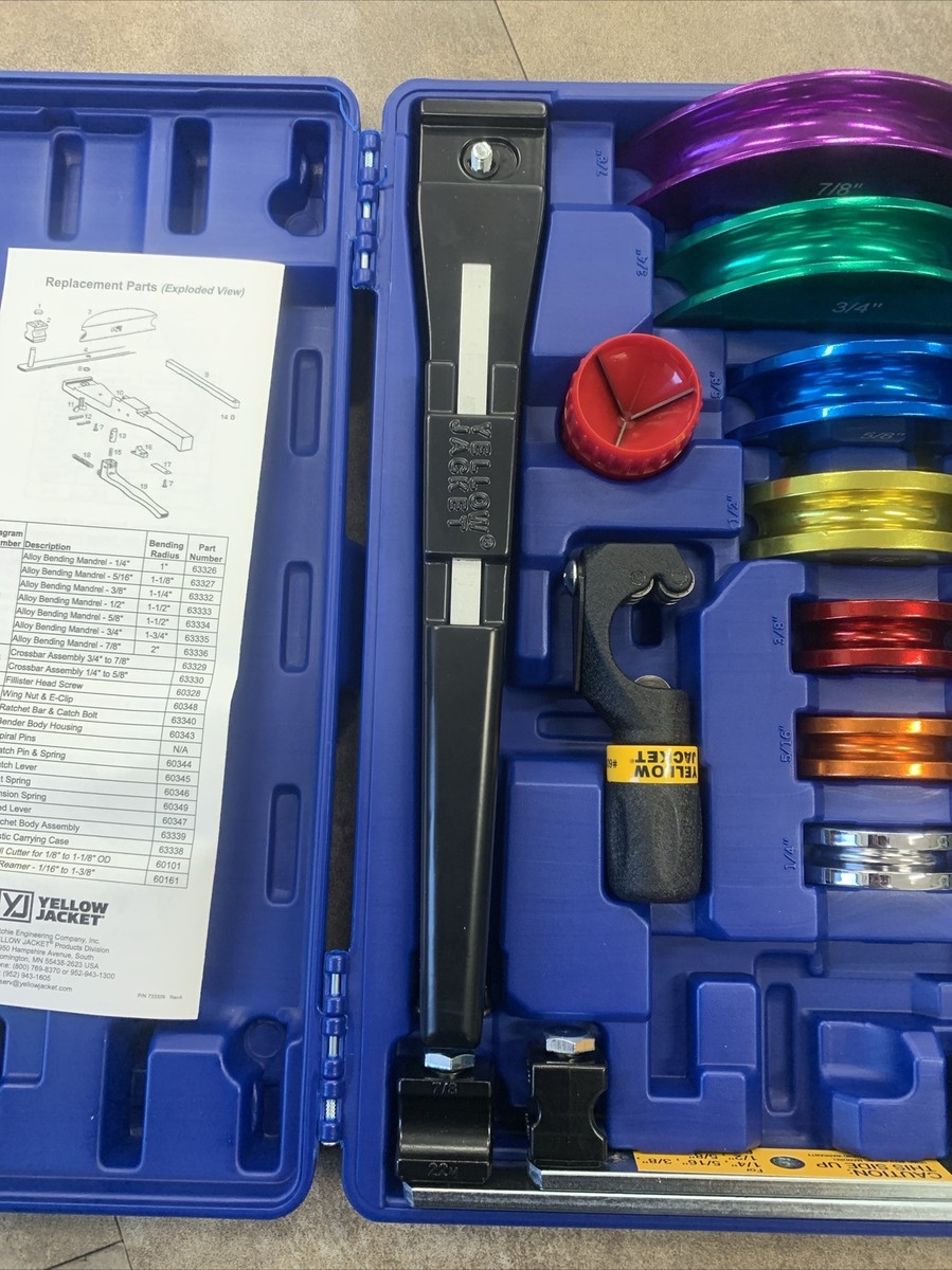 YELLOW JACKET ALLOY RATCHET TUBE BENDER 63331 | eBay