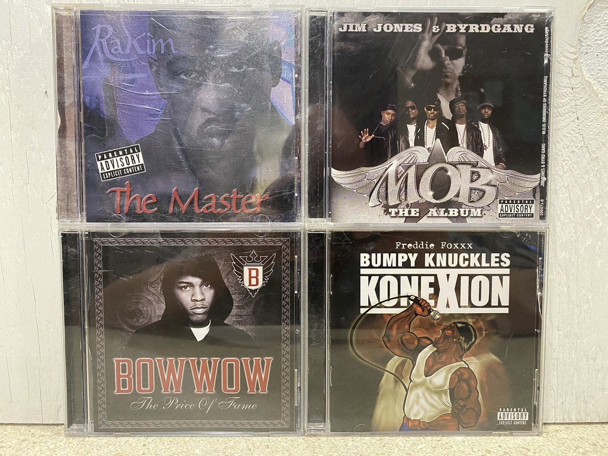 4 Rap Hip Hop CDs Freddie Fox, Jim Jones & Byrdgang, Bowwow, Rakim