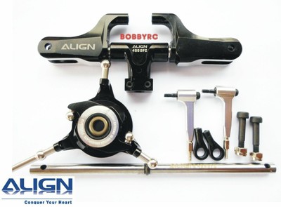 Align 450Dfc Main Rotor Head Upgrade Set, Black (4713413970230)