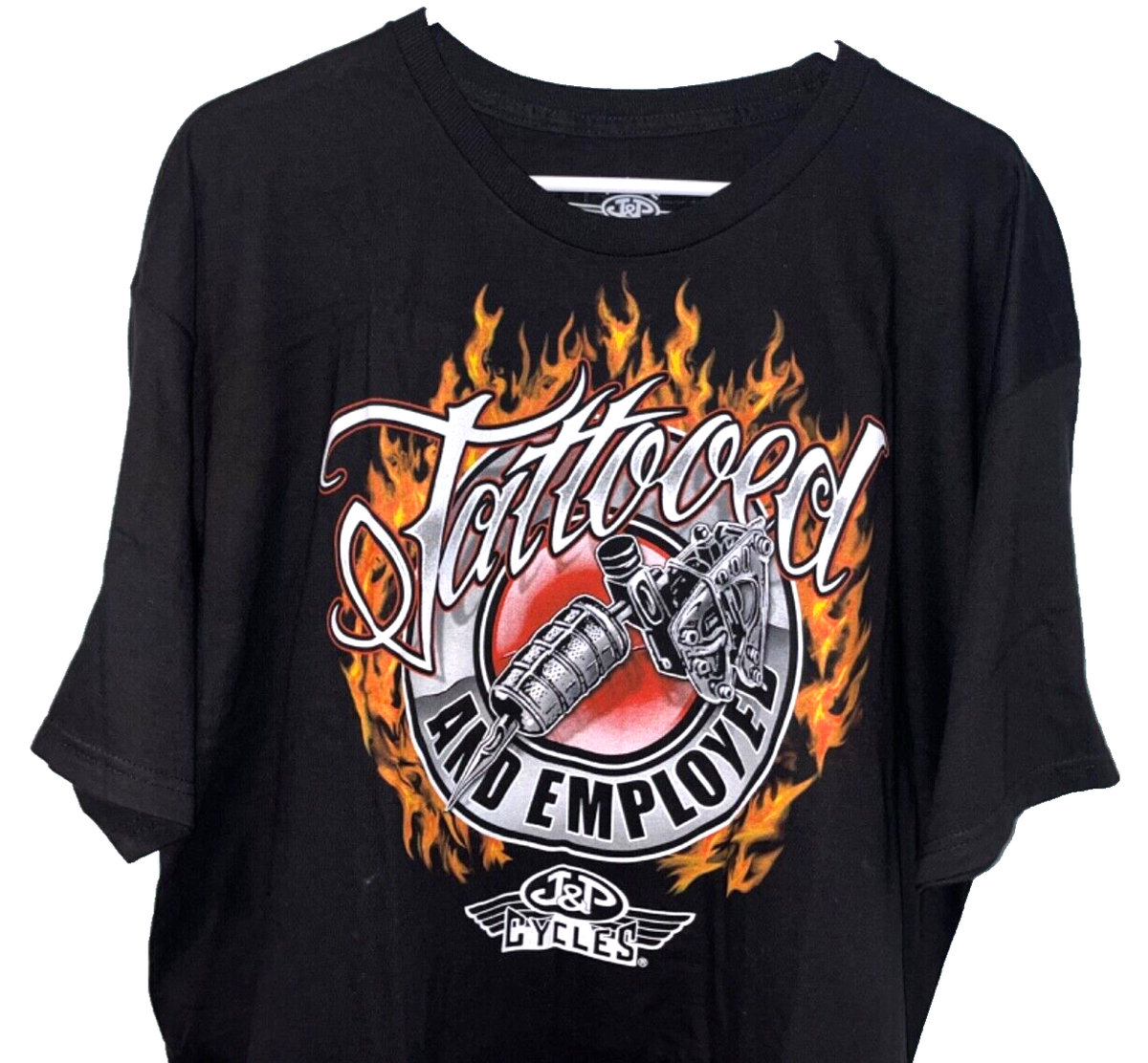 T-shirt Graphique Noir A1 Cycles - Taille XL Homme - Occasion En Très Bon état - Style Décontracté