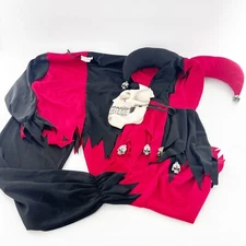 Kids Halloween Jester Costume Medium Quality Made by California Costume a