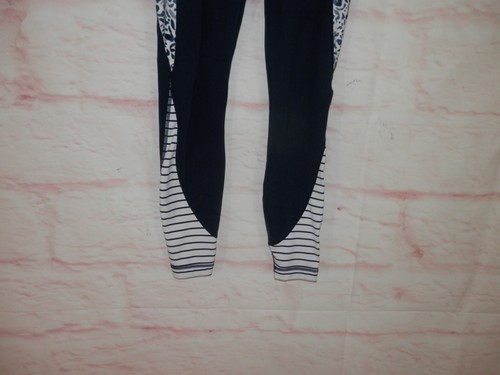 Athleta Girls Size XS Colorblock Animal Print Stripe Solid Athletic Legging 4626 - Picture 3 of 11