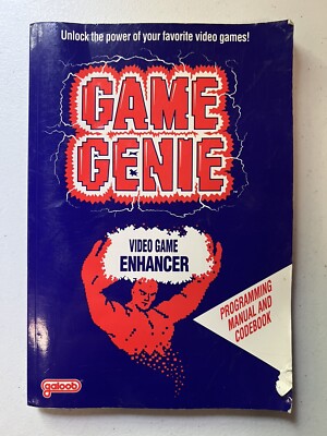 1991 Game Genie Video Game Enhance Programming Manual Codebook NES CODEMASTERS