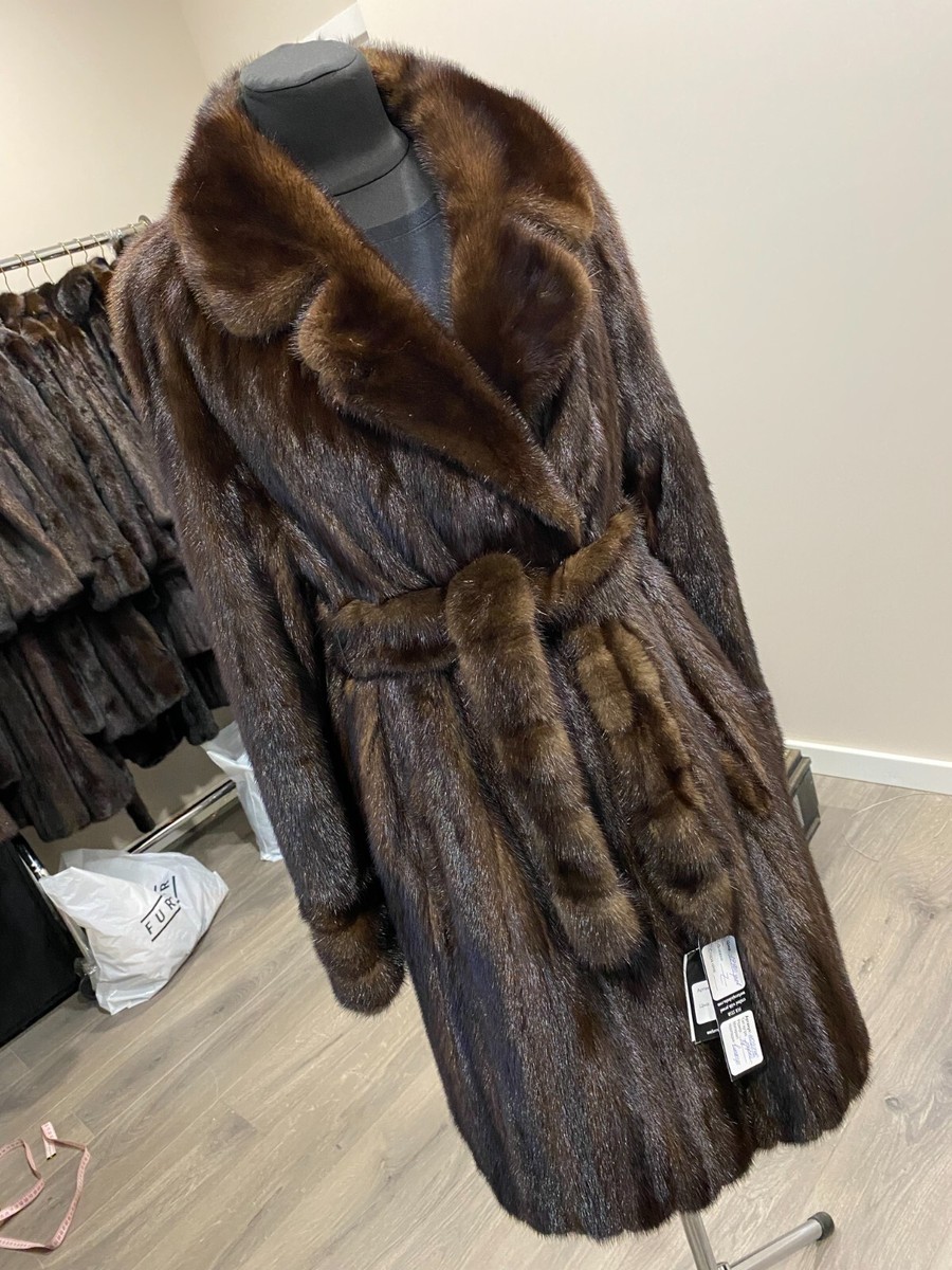 6(ROKU) FAKE MINK FUR COAT 36