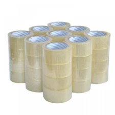 Heavy Duty Sealing Packing | Shipping | Box Tape | Clear | **12 Rolls Carton