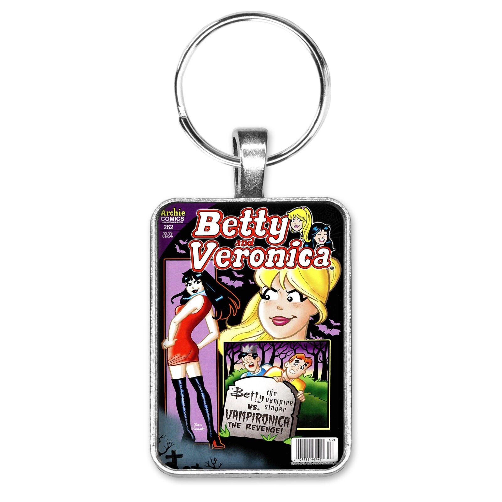 Betty and Veronica #262 Cover Key Ring or Necklace VAMPERONICA Archie Comic Book