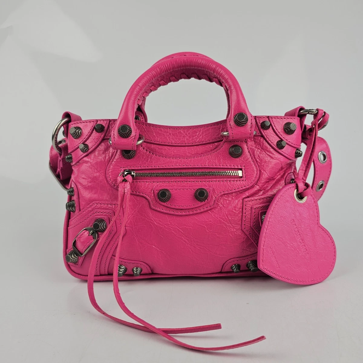 Balenciaga mini city bag pink hot sale